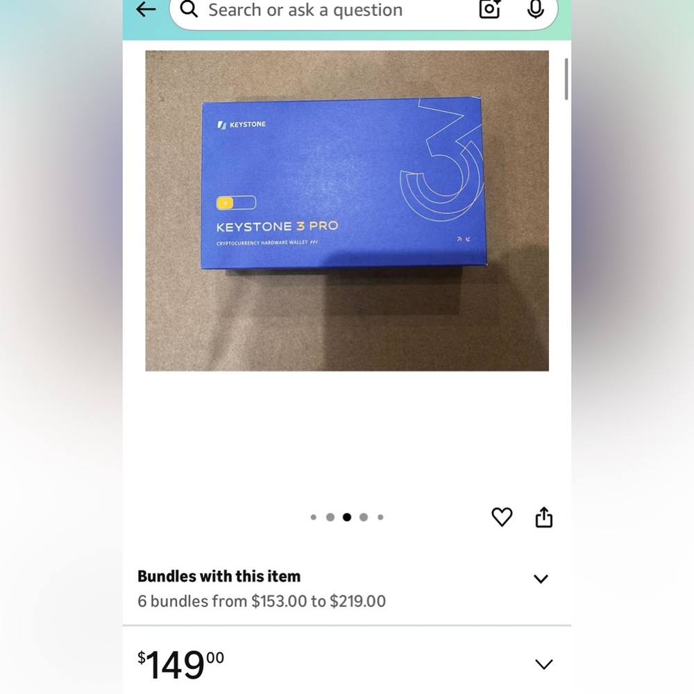 Keystone 3 Pro Hardware Wallet - Blue
